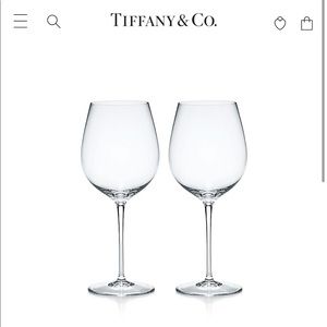 Tiffany & Co. Red Wine Glasses